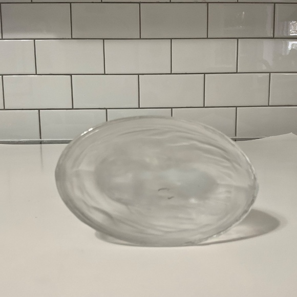 VTG Crystal Rearing Horse Figurine On Frosted Glass Base Cristal D' Arques - Picture 5 of 6